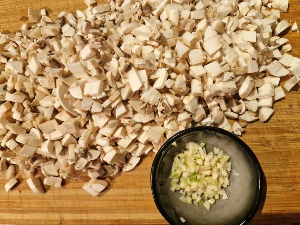 блинчики с грибами и курицей рецепт шаг 5