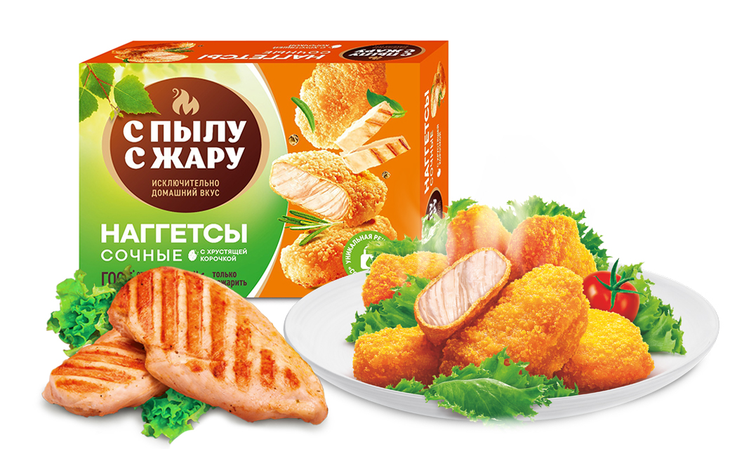 Наггетсы куриные, 250 гр.